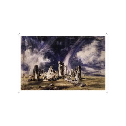 CONSTABLE, John - Stonehenge (Artwork) STICKER Vinyl Die-Cut Decal - The Sticker Space
