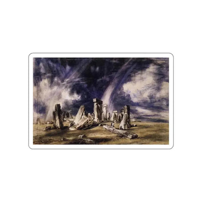 CONSTABLE, John - Stonehenge (Artwork) STICKER Vinyl Die-Cut Decal White Die-Cut 6 Inch - The Sticker Space