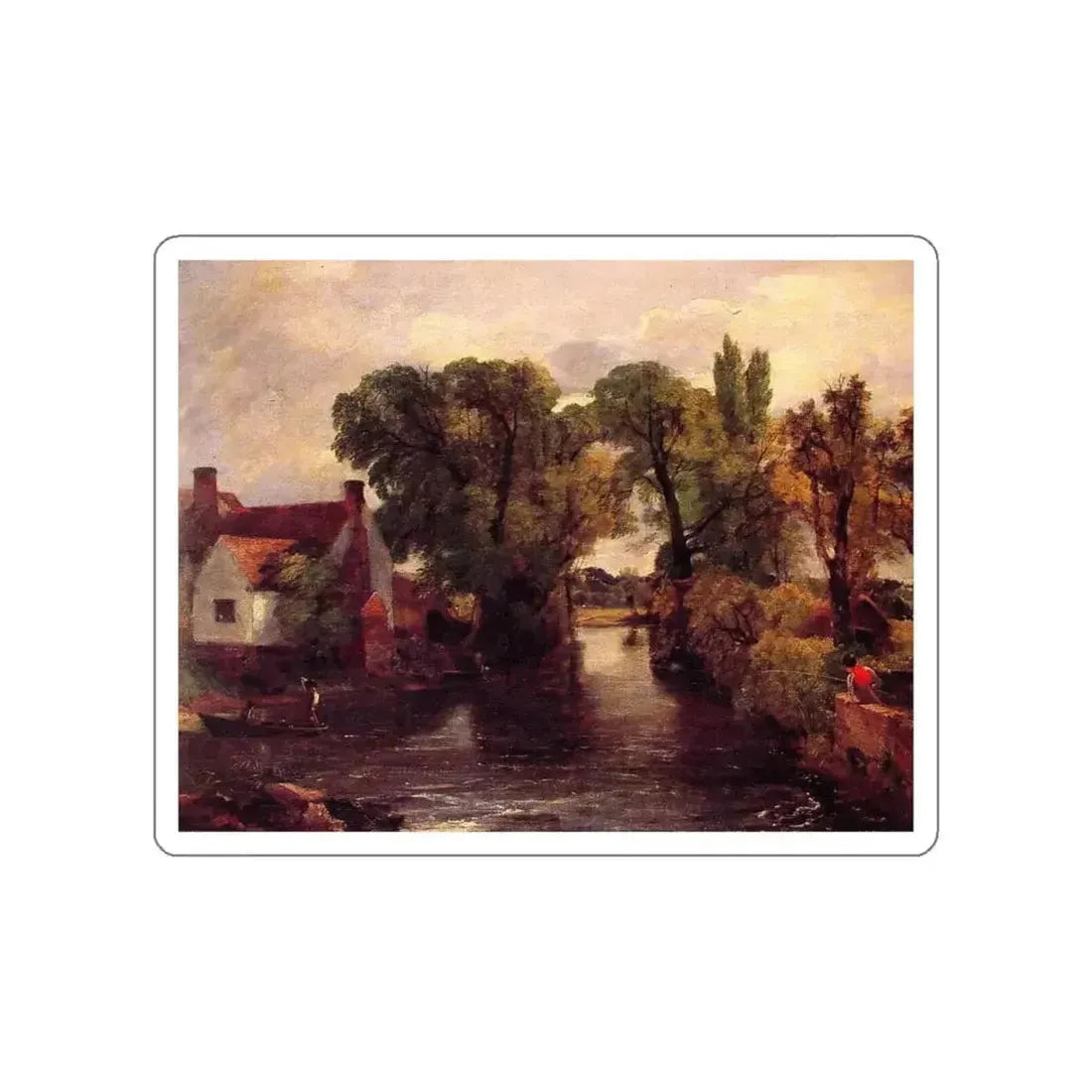 CONSTABLE, John - The Mill Stream (Artwork) STICKER Vinyl Die-Cut Decal - The Sticker Space