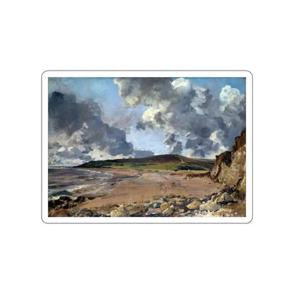 CONSTABLE, John - Weymouth Bay, with Jordan Hill (Artwork) STICKER Vinyl Die-Cut Decal White Die-Cut 6 Inch - The Sticker Space