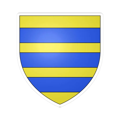 Constable of Halsham arms (England) (Coat of Arms) STICKER Vinyl Kiss-Cut Decal 3 Inch White - The Sticker Space