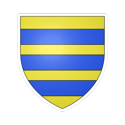 Constable of Halsham arms (Scotland) (Coat of Arms) STICKER Vinyl Kiss-Cut Decal 4 Inch White - The Sticker Space