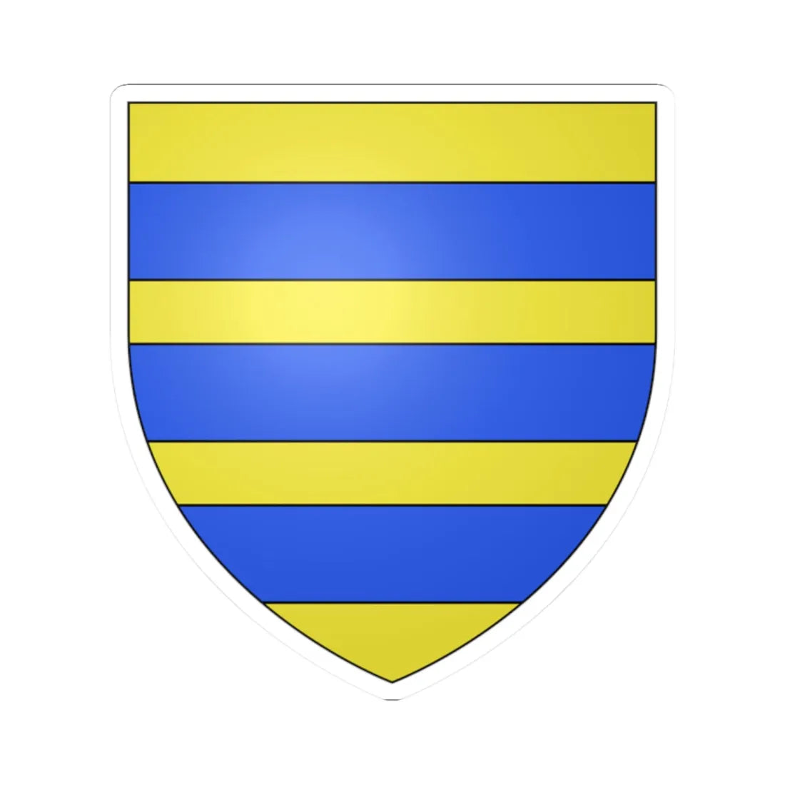 Constable of Halsham arms (Scotland) (Coat of Arms) STICKER Vinyl Kiss-Cut Decal - The Sticker Space