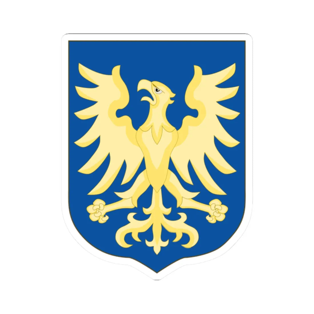 Constantin Ypsilanti arms (Algeria) (Coat of Arms) STICKER Vinyl Kiss-Cut Decal 2 Inch White - The Sticker Space