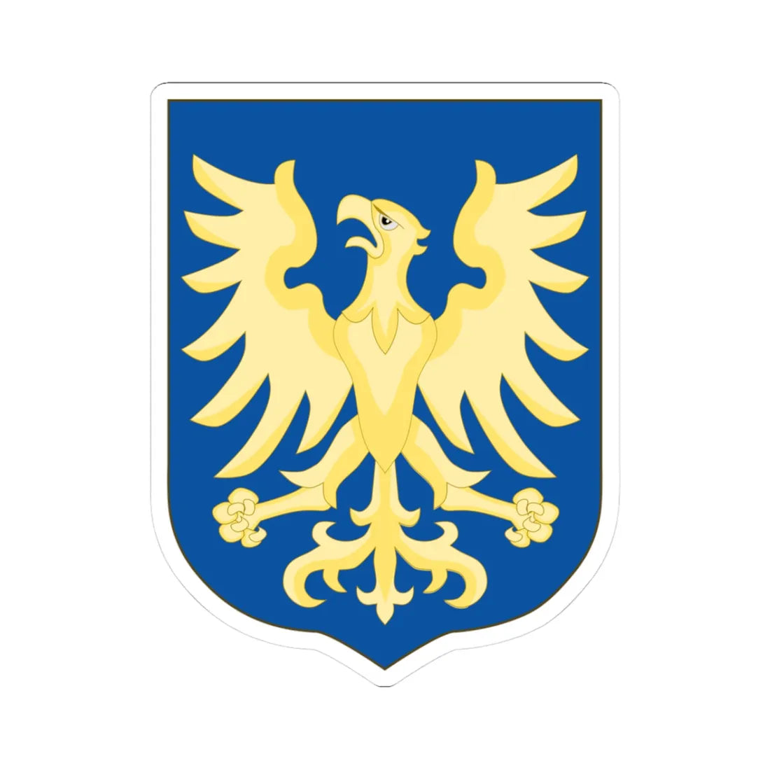 Constantin Ypsilanti arms (Algeria) (Coat of Arms) STICKER Vinyl Kiss-Cut Decal 3 Inch White - The Sticker Space