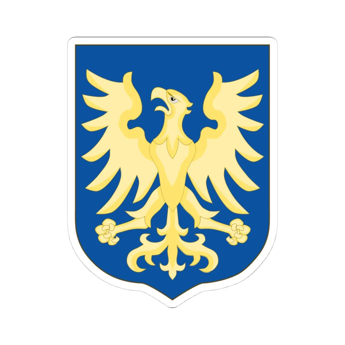 Constantin Ypsilanti arms (Algeria) (Coat of Arms) STICKER Vinyl Kiss-Cut Decal 4 Inch White - The Sticker Space