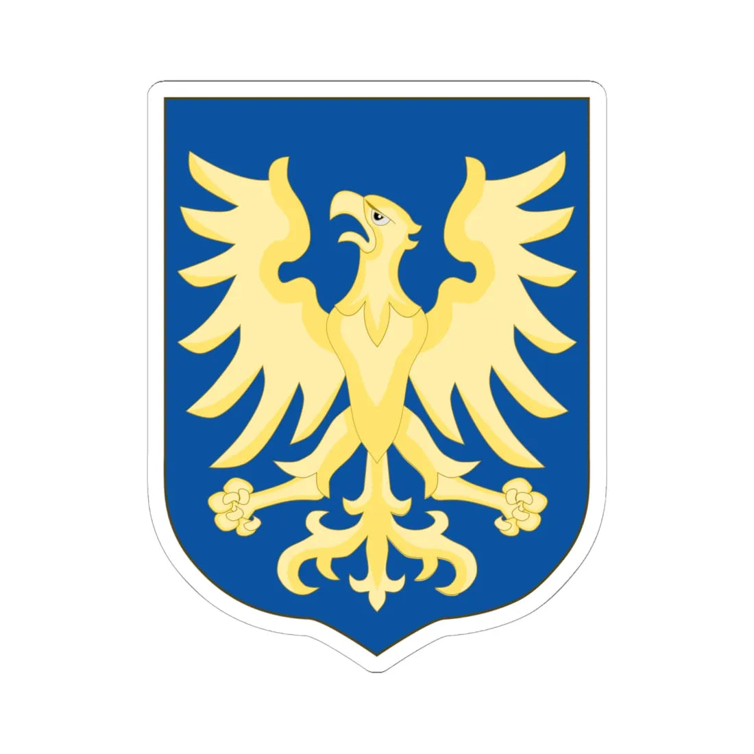 Constantin Ypsilanti arms (Algeria) (Coat of Arms) STICKER Vinyl Kiss-Cut Decal 6 Inch White - The Sticker Space