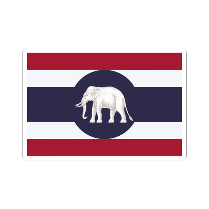 Consular flag of Thailand (Thailand) STICKER Vinyl Kiss-Cut Decal 2 Inch White - The Sticker Space