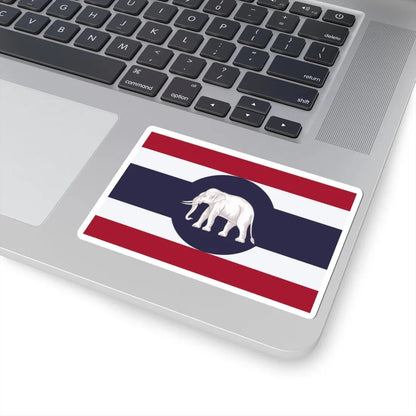 Consular flag of Thailand (Thailand) STICKER Vinyl Kiss-Cut Decal - The Sticker Space