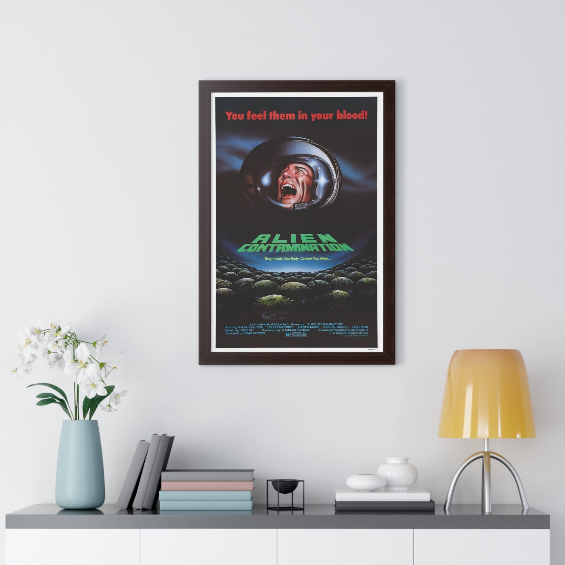 CONTAMINATION 1980 - Framed Movie Poster-The Sticker Space