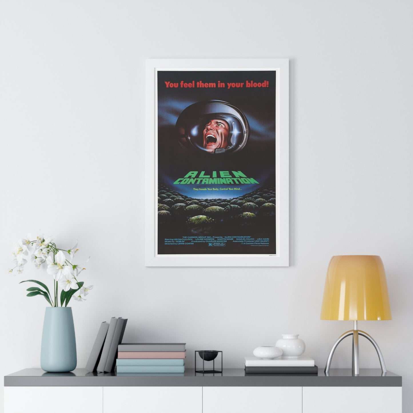 CONTAMINATION 1980 - Framed Movie Poster-The Sticker Space