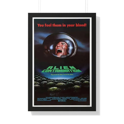 CONTAMINATION 1980 - Framed Movie Poster 20" x 30" Black - The Sticker Space