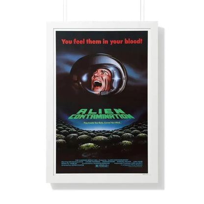 CONTAMINATION 1980 - Framed Movie Poster 20" x 30" White - The Sticker Space