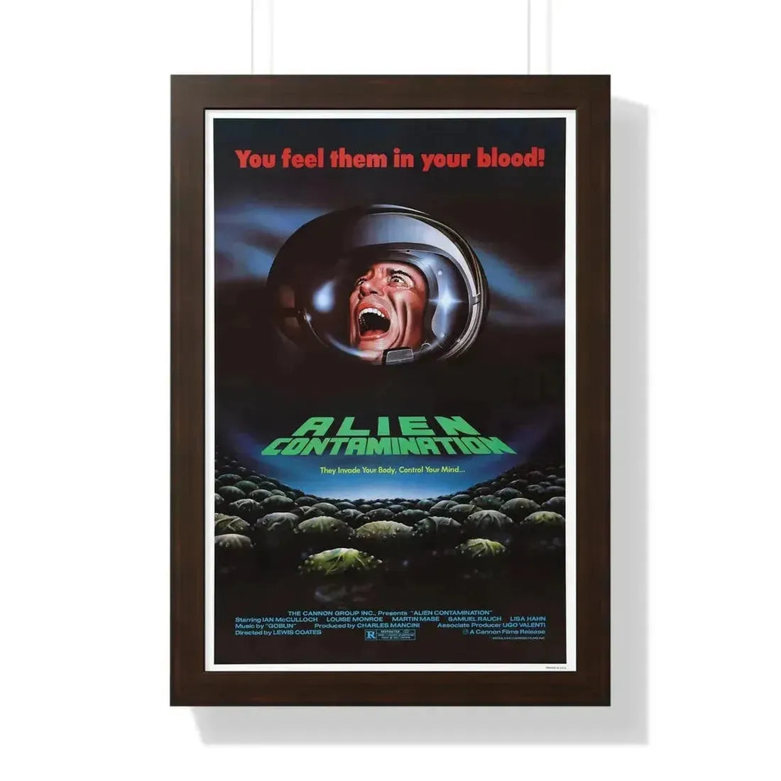 CONTAMINATION 1980 - Framed Movie Poster - The Sticker Space