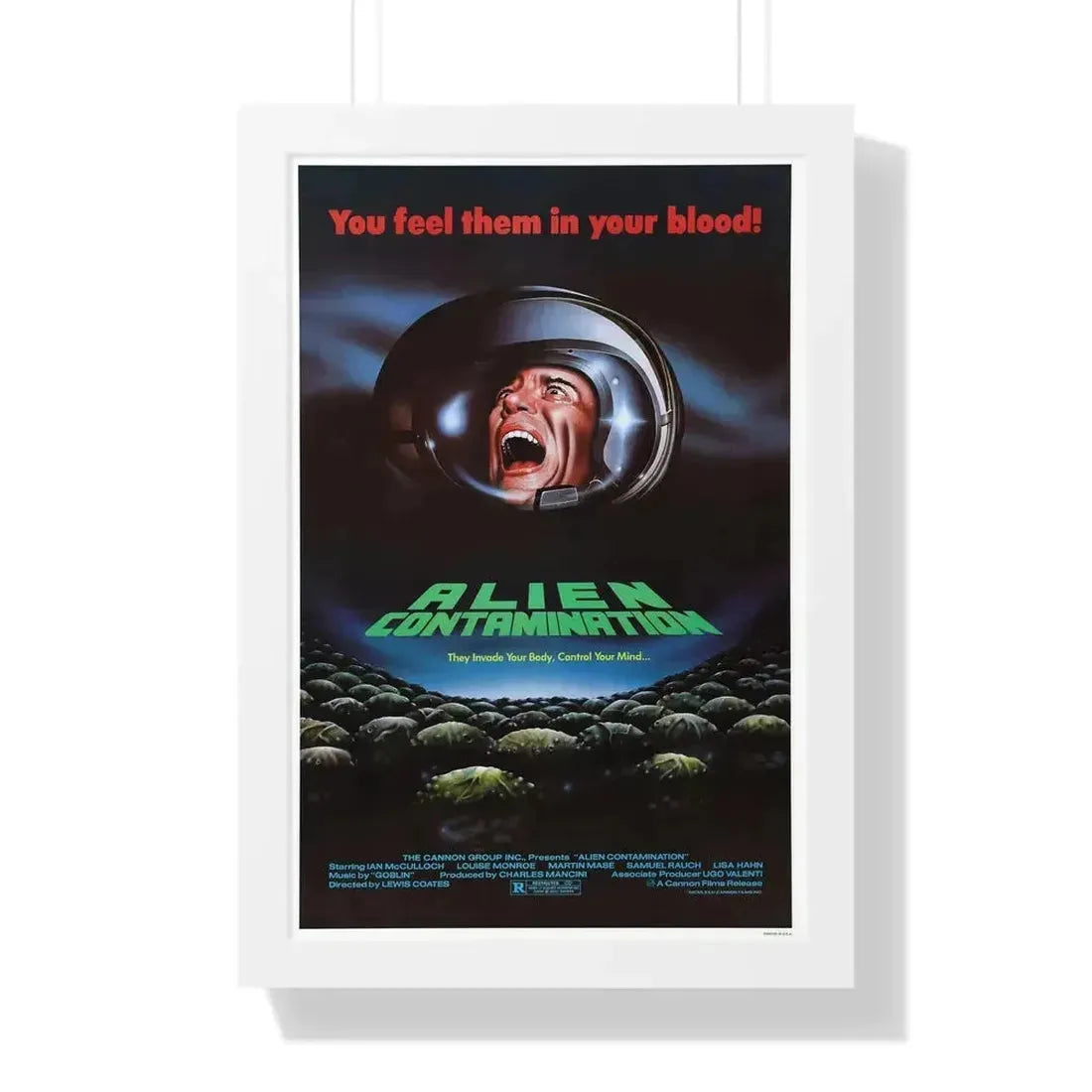 CONTAMINATION 1980 - Framed Movie Poster - The Sticker Space