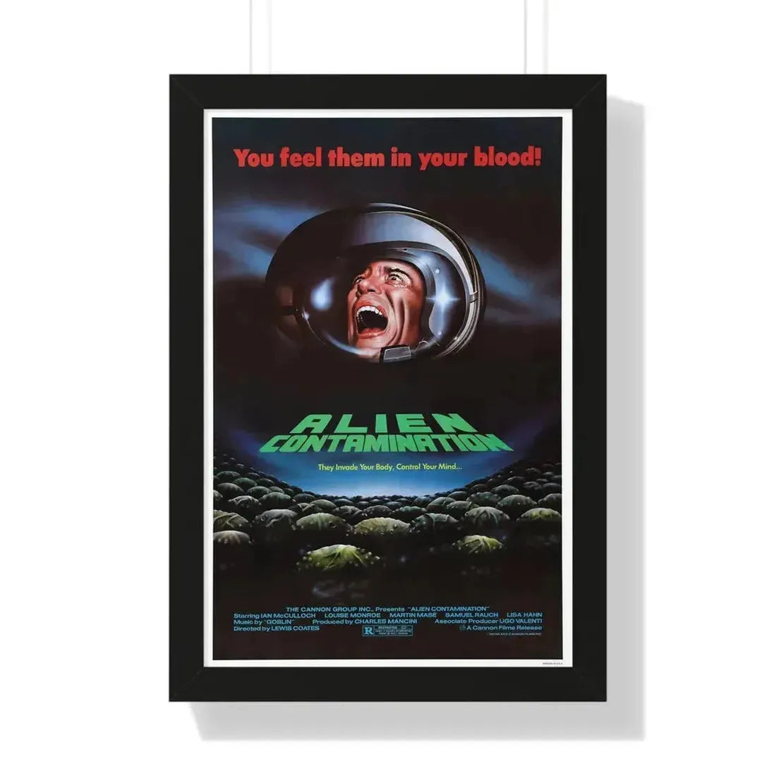 CONTAMINATION 1980 - Framed Movie Poster - The Sticker Space