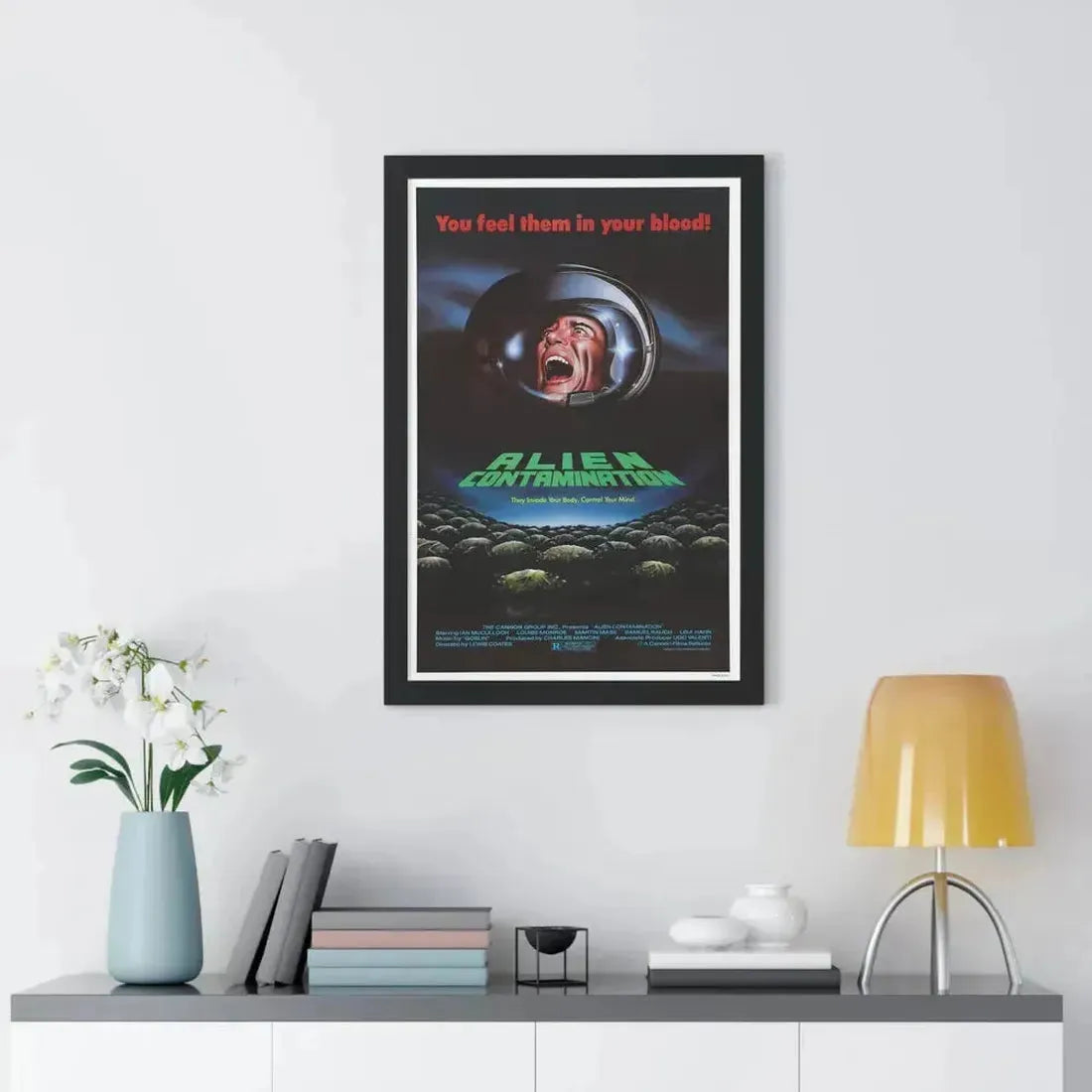 CONTAMINATION 1980 - Framed Movie Poster - The Sticker Space