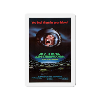 CONTAMINATION 1980 Movie Poster - Die-Cut Magnet-3" x 3"-The Sticker Space