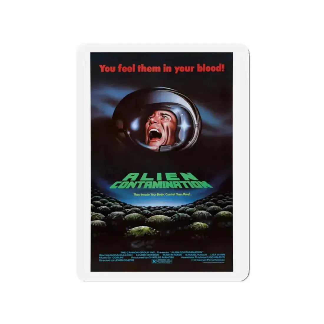 CONTAMINATION 1980 Movie Poster - Refrigerator Magnet 2 Inch - The Sticker Space