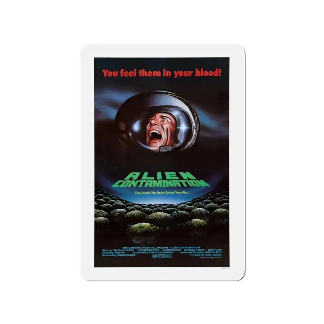 CONTAMINATION 1980 Movie Poster - Refrigerator Magnet 3 Inch - The Sticker Space