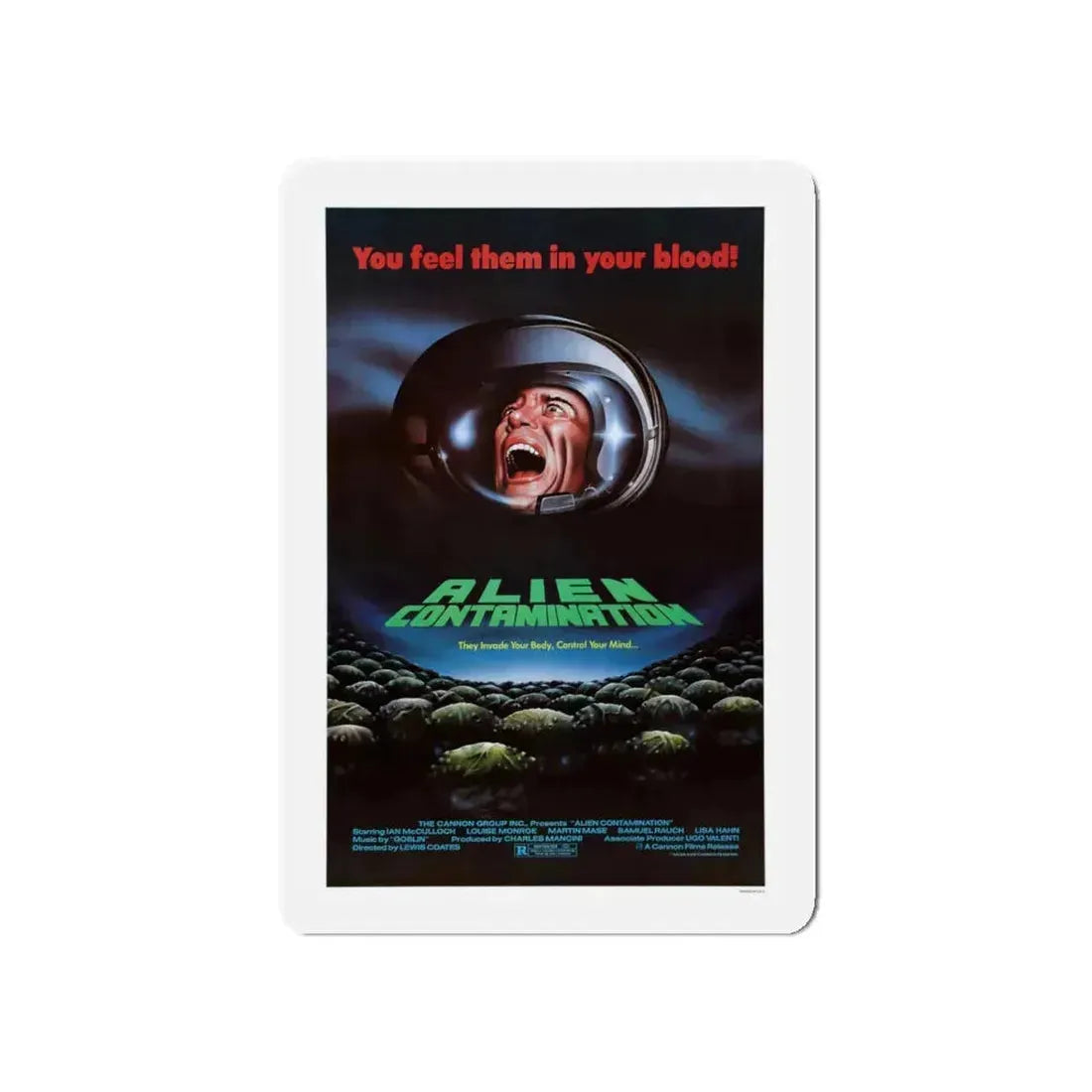 CONTAMINATION 1980 Movie Poster - Refrigerator Magnet 5 Inch - The Sticker Space