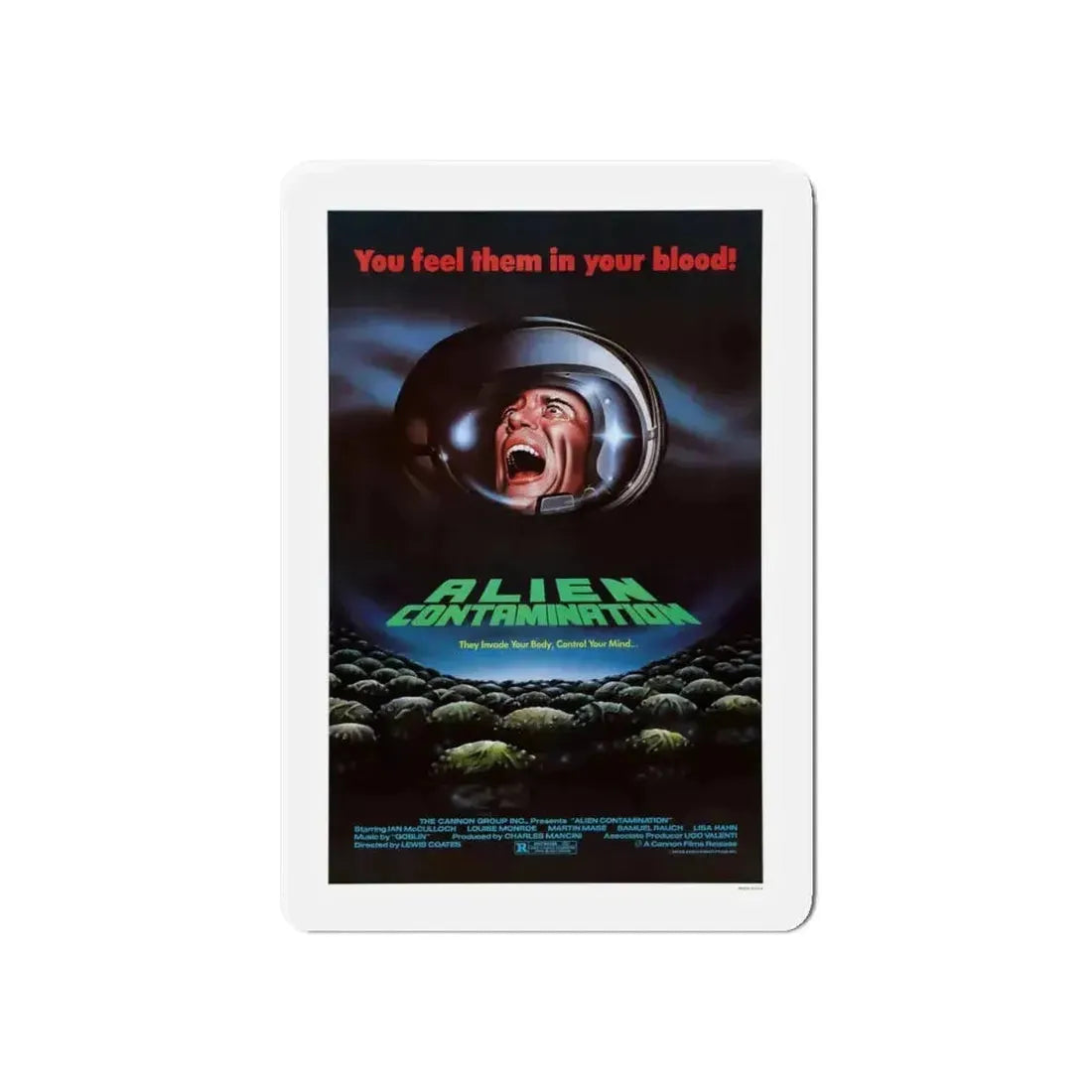 CONTAMINATION 1980 Movie Poster - Refrigerator Magnet - The Sticker Space