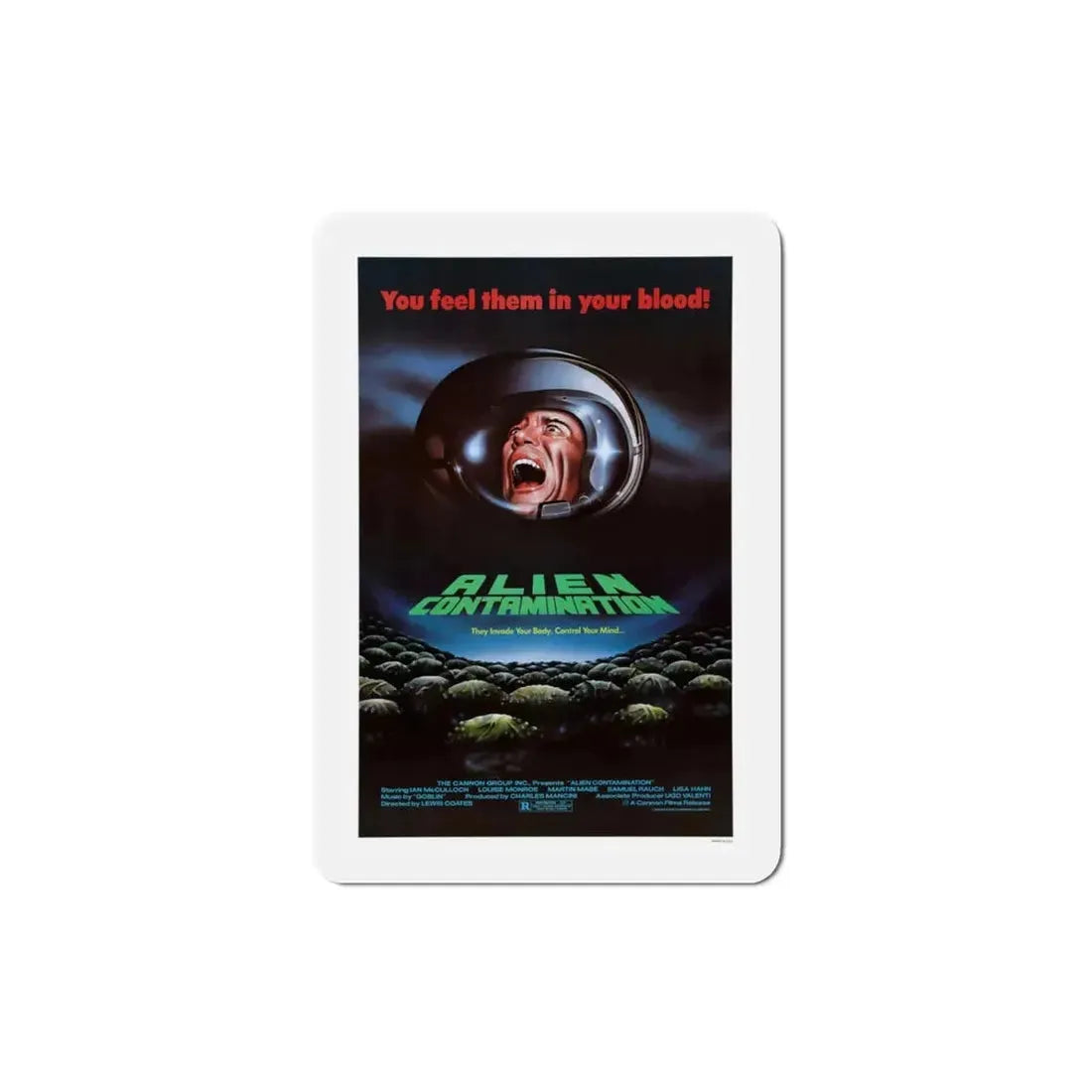 Contamination 1980 Movie Poster Refrigerator Magnet - The Sticker Space