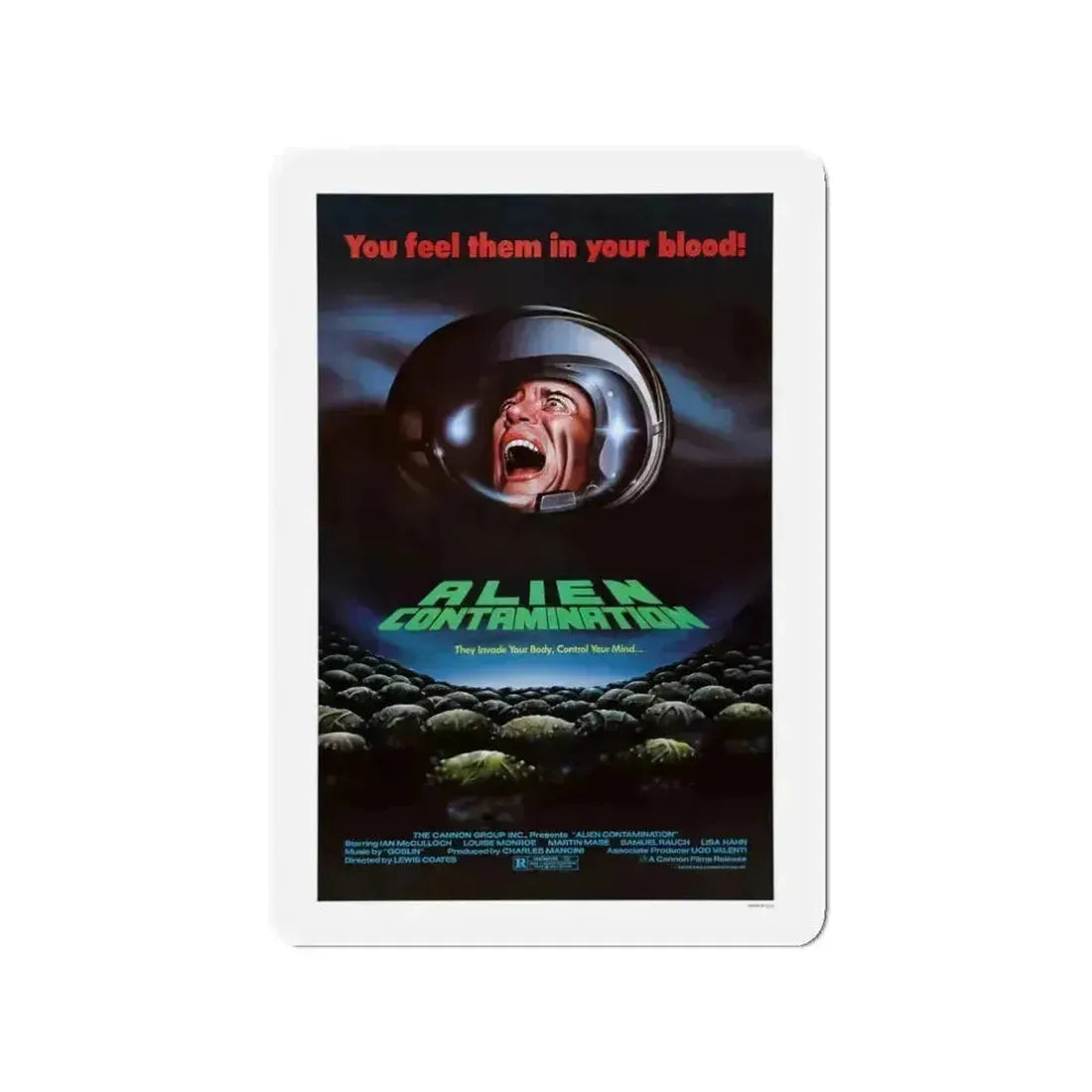 CONTAMINATION 1980 Movie Poster - Refrigerator Magnet - The Sticker Space