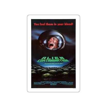 CONTAMINATION 1980 Movie Poster STICKER Vinyl Die-Cut Decal - The Sticker Space
