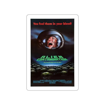 CONTAMINATION 1980 Movie Poster STICKER Vinyl Die-Cut Decal - The Sticker Space