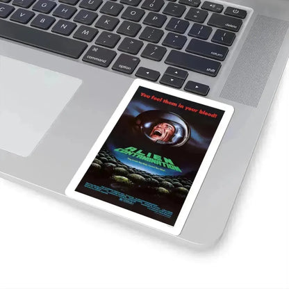 Contamination 1980 Movie Poster - STICKER Vinyl Kiss-Cut Decal - The Sticker Space