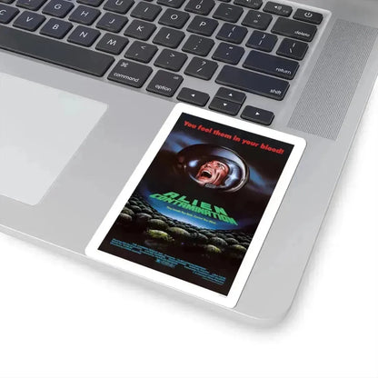 CONTAMINATION 1980 Movie Poster - STICKER Vinyl Kiss-Cut Decal - The Sticker Space