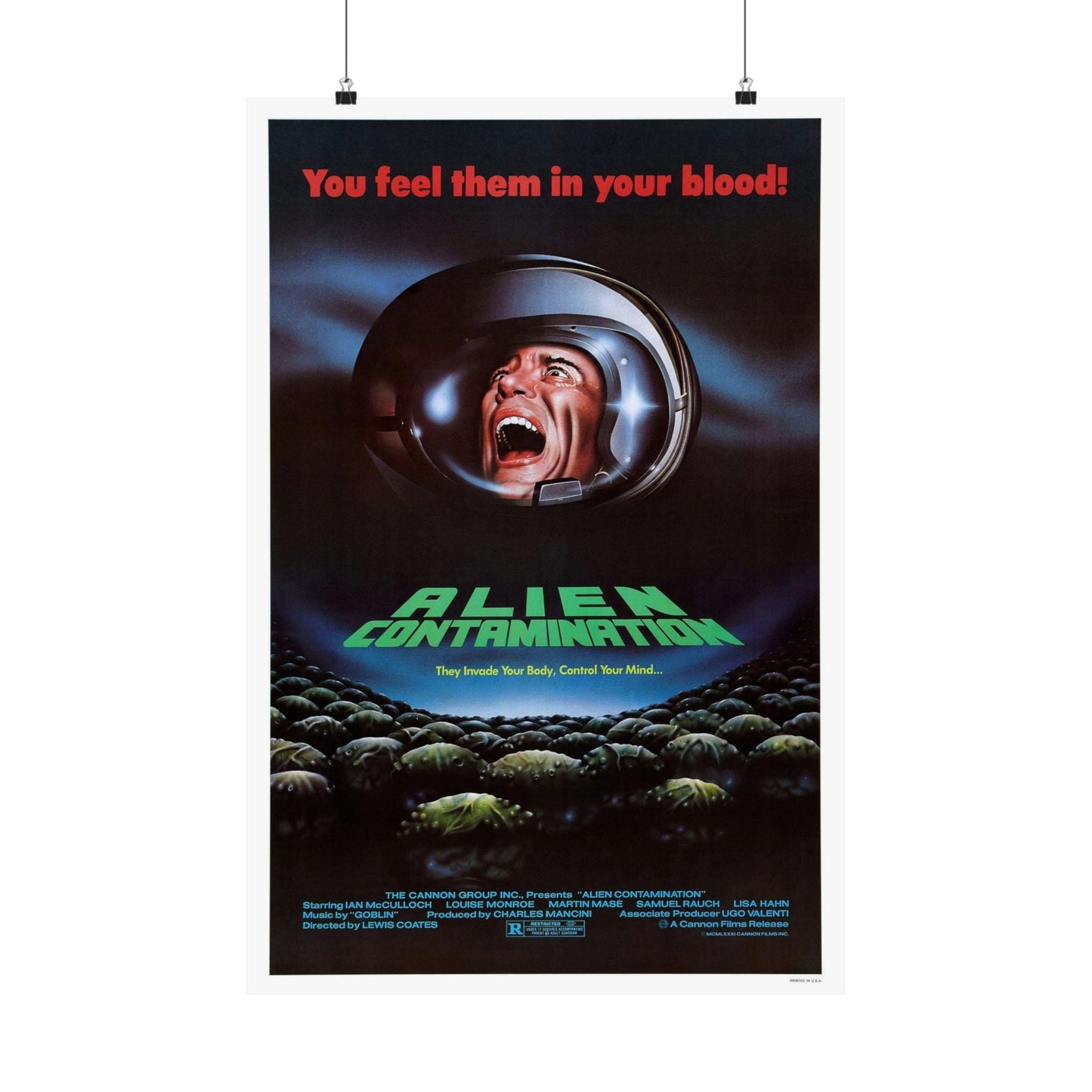 CONTAMINATION 1980 - Paper Movie Poster-20″ x 30″-The Sticker Space