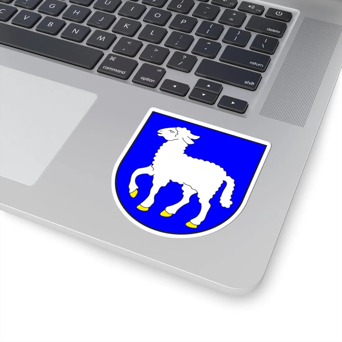 Conters i P wappen (Switzerland) (Coat of Arms) STICKER Vinyl Kiss-Cut Decal - The Sticker Space