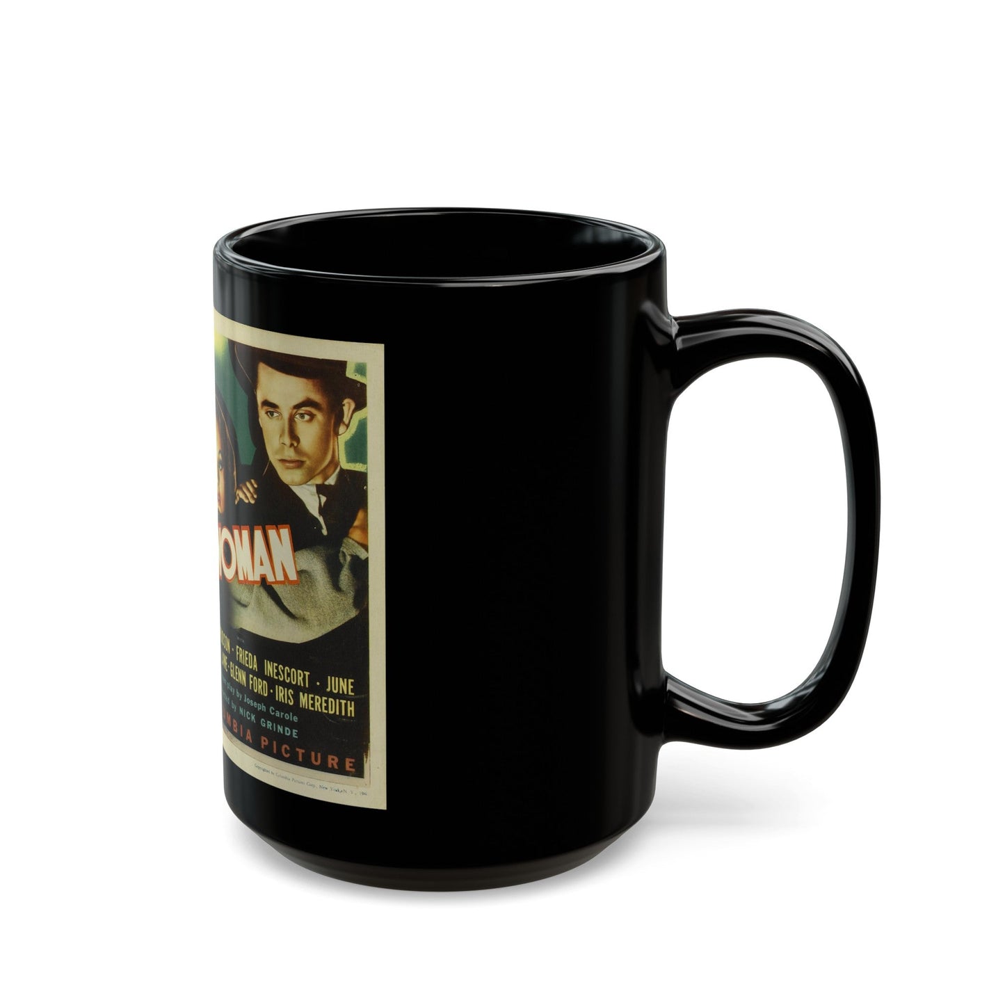 CONVICTED WOMAN 1940 Movie Poster - Black Coffee Mug-The Sticker Space