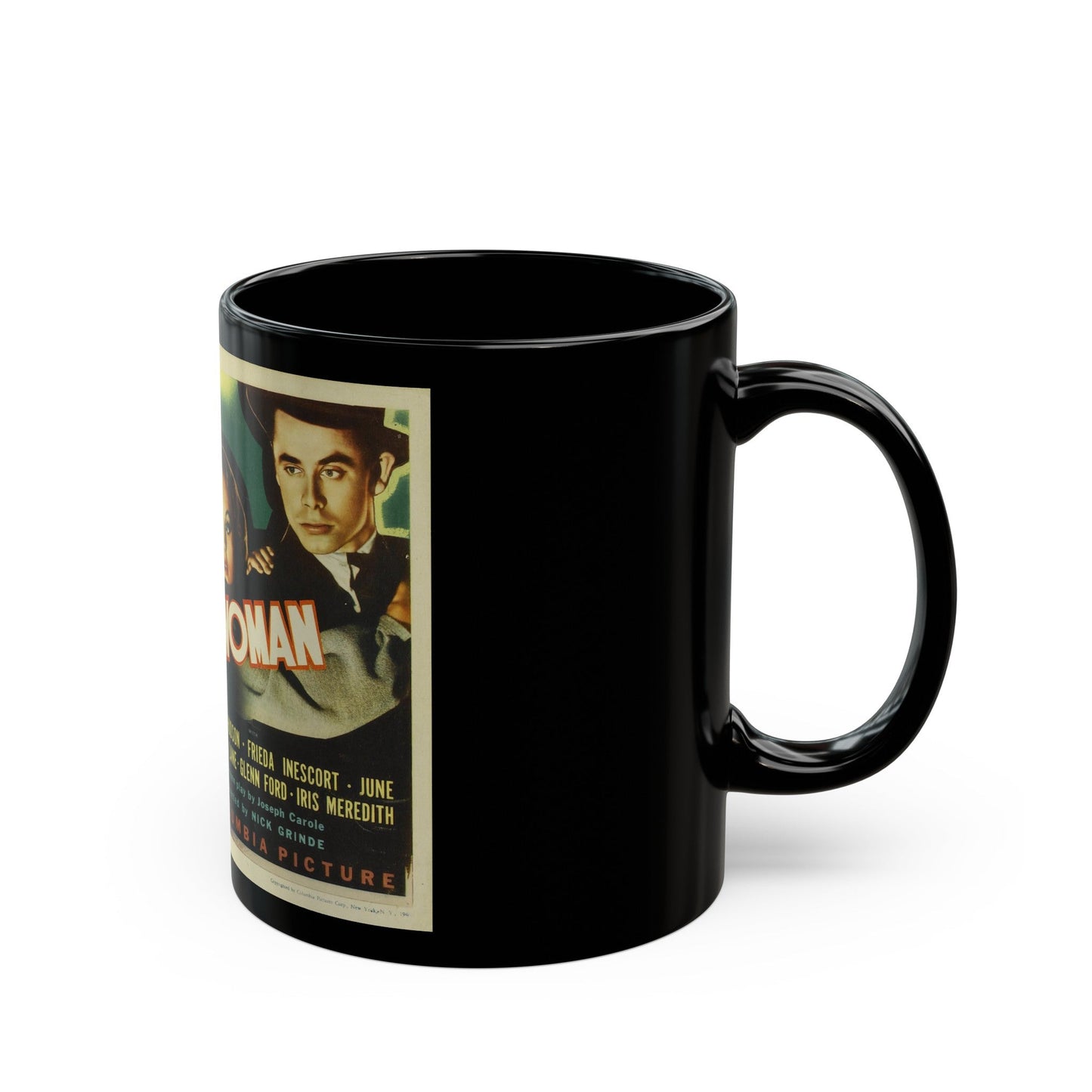 CONVICTED WOMAN 1940 Movie Poster - Black Coffee Mug-The Sticker Space