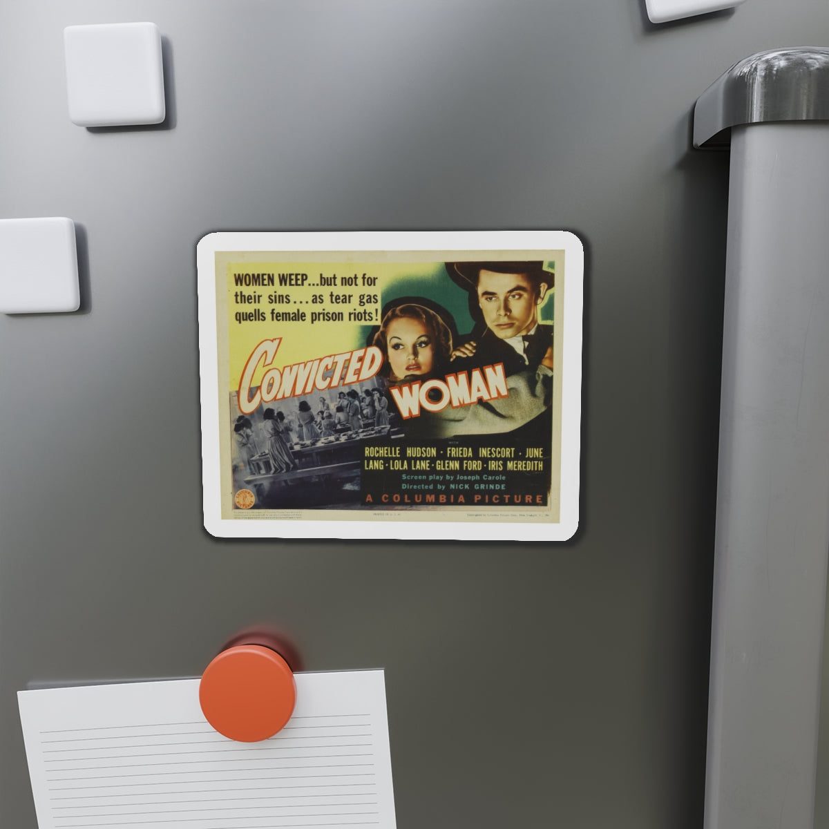 CONVICTED WOMAN 1940 Movie Poster - Die-Cut Magnet-The Sticker Space