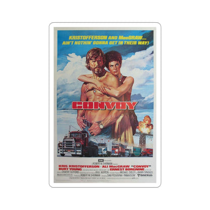 Convoy 1978 Movie Poster STICKER Vinyl Die-Cut Decal-5 Inch-The Sticker Space