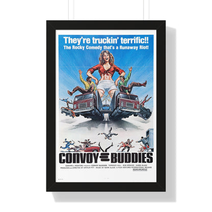 CONVOY BUDDIES 1975 - Framed Movie Poster-16″ x 24″-The Sticker Space