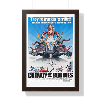 CONVOY BUDDIES 1975 - Framed Movie Poster-16″ x 24″-The Sticker Space