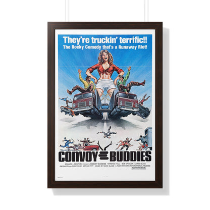 CONVOY BUDDIES 1975 - Framed Movie Poster-20" x 30"-The Sticker Space