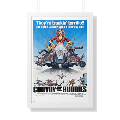 CONVOY BUDDIES 1975 - Framed Movie Poster-20" x 30"-The Sticker Space