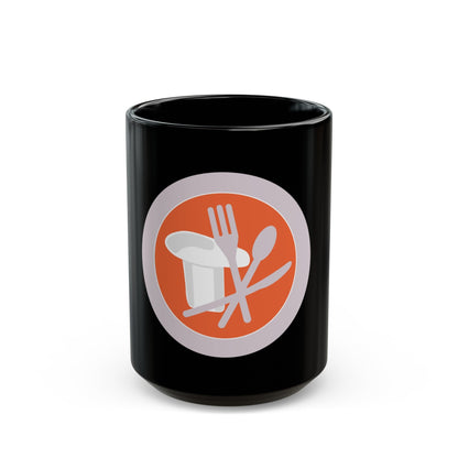 Cooking (Boy Scout Merit Badge) Black Coffee Mug-15oz-The Sticker Space