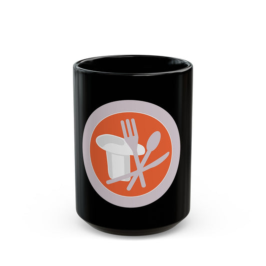 Cooking (Boy Scout Merit Badge) Black Coffee Mug-15oz-The Sticker Space