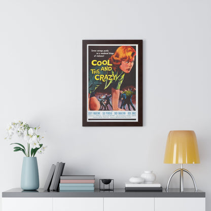 COOL AND THE CRAZY 1958 - Framed Movie Poster-The Sticker Space