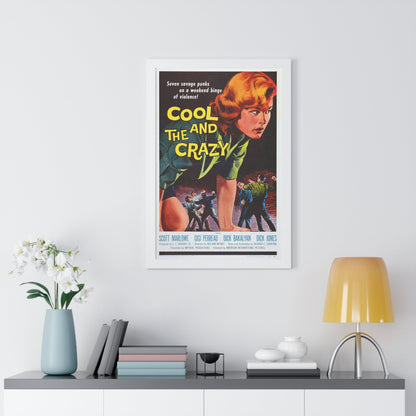 COOL AND THE CRAZY 1958 - Framed Movie Poster-The Sticker Space