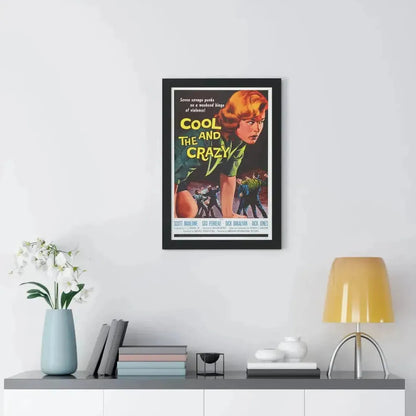 COOL AND THE CRAZY 1958 - Framed Movie Poster - The Sticker Space
