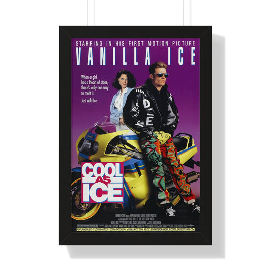 COOL AS ICE 1991 - Framed Movie Poster-16″ x 24″-The Sticker Space