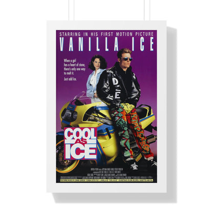 COOL AS ICE 1991 - Framed Movie Poster-16″ x 24″-The Sticker Space