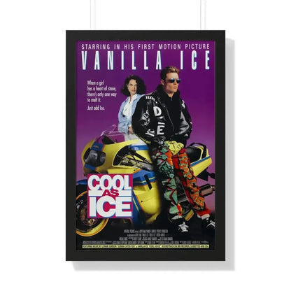 COOL AS ICE 1991 - Framed Movie Poster 20" x 30" Black - The Sticker Space